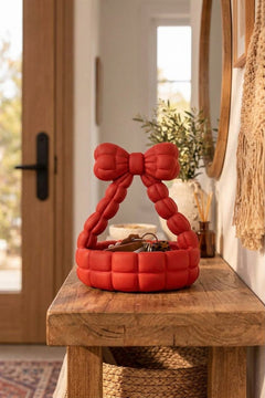 Kurdele Dekoratif Sunumluk – Lokumluk, Takı Organizeri, 3D Baskı PLA 13×14 cm